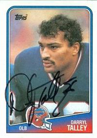 Darryl Talley autographed Football Card (Buffalo Bills) 1988 Topps #228